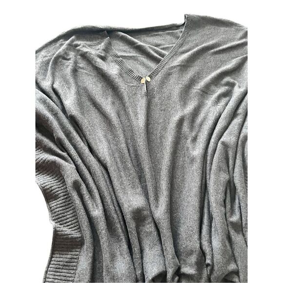 Modern  Women Winter Knitted Poncho - Picture 3 of 5